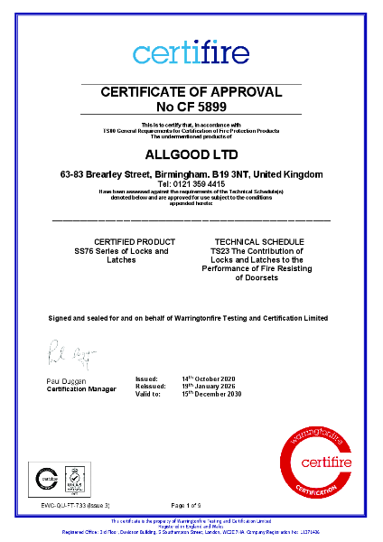 Certifire Certificate