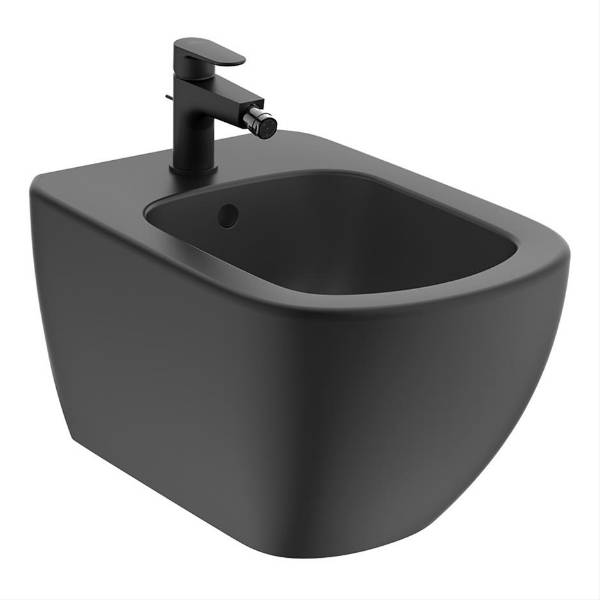 T3552(V3) Tesi wall mounted bidet, 1 taphole with hidden fixations