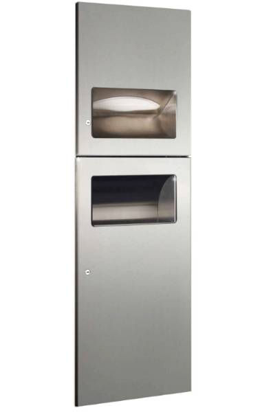 09.3010 Dolphin Combination Unit - Paper Towel Dispenser and Bin