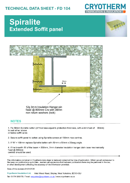 Cryotherm Data Sheet Spiralite FD 104