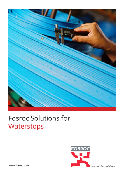 Fosroc Solutions for Waterstops