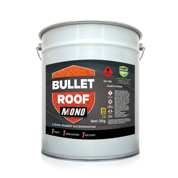 Bullet Roof Mono Seamless Liquid Rubber Roofing - Cold-Applied Waterproofing System