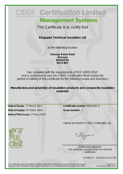 ISO 14001:2015 - Glossop