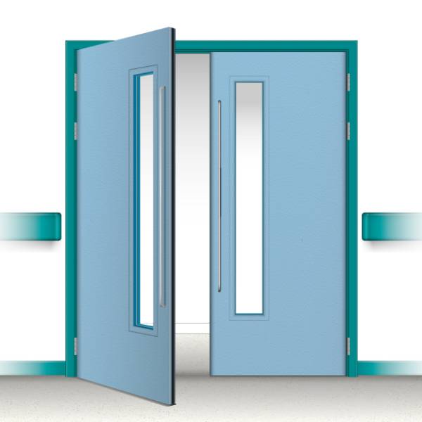 Postformed Double Doorset - Vision Panel 4