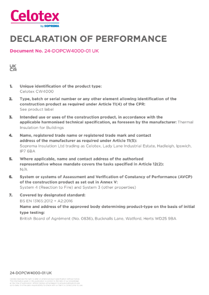 Celotex CW4000