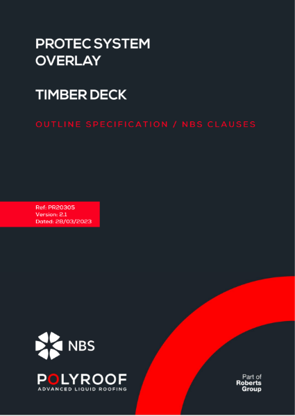 Outline Specification - PR20305 Protec Overlay to Timber Deck