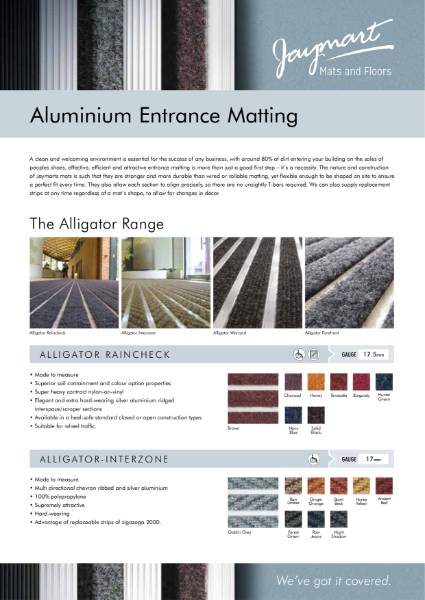 Aluminium Entrance Matting
