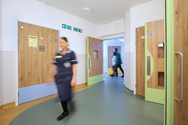 Acrovyn Door Protection at the Royal Hospital for Neuro-Disability