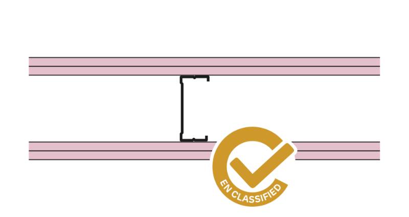 Siniat Single Frame Metal Stud Partition CS90R-212F - Metal Stud Partitioning