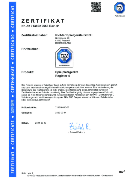 TUV - Safety and Quality Report