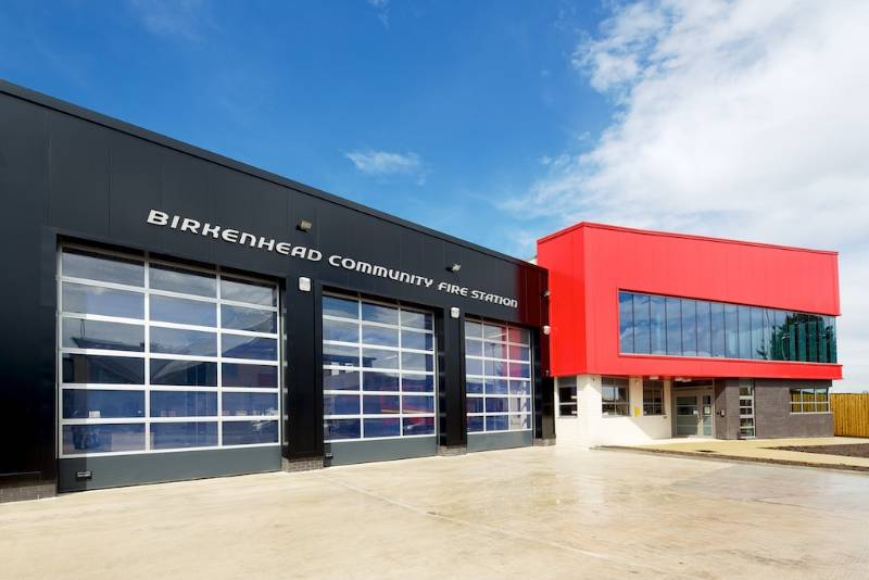 Orbis OS211 Glass Balustrades for Birkenhead Community Fire Station