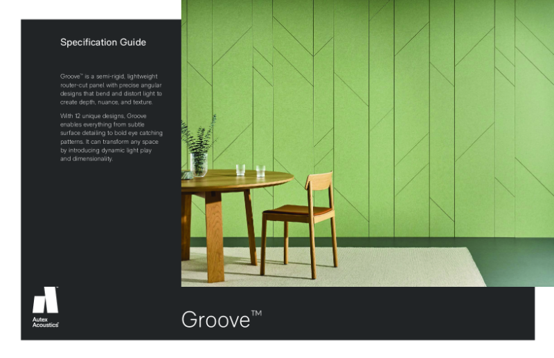 Groove™ Specification Guide