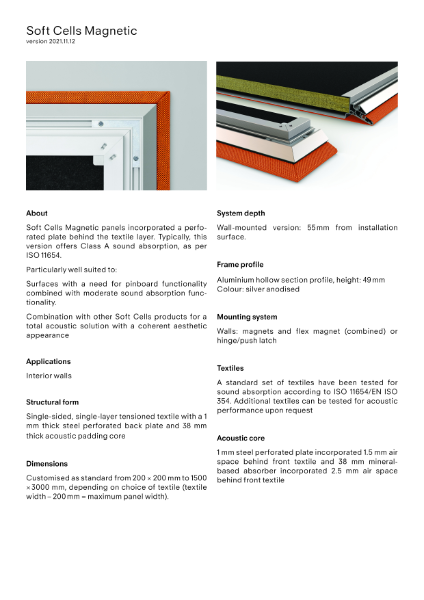 Soft Cells Magnetic