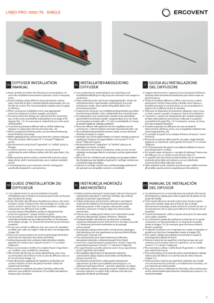 LINEO PRO SINGLE Installation Manual