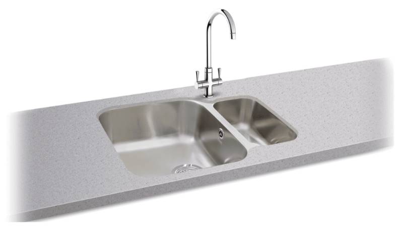 Carron Phoenix Zeta Undermount Bowl Stainless Steel Sink - Under-Mounted Kitchen Sink