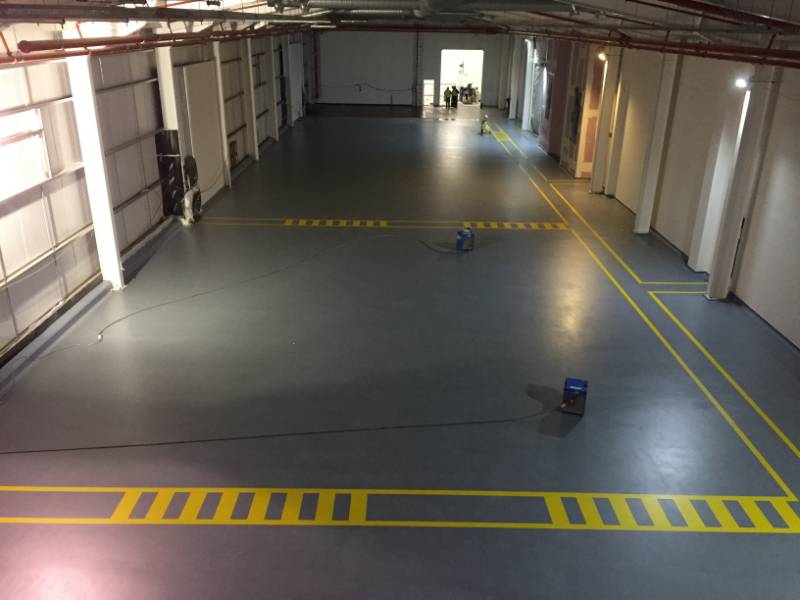 Resin flooring system HACCP certified - Trazcon® HB  