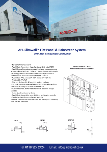 APL Slimwall™ - System Summary