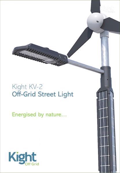 KV-2 Off-Grid Hybrid Wind and Solar Streetlight Data Sheet