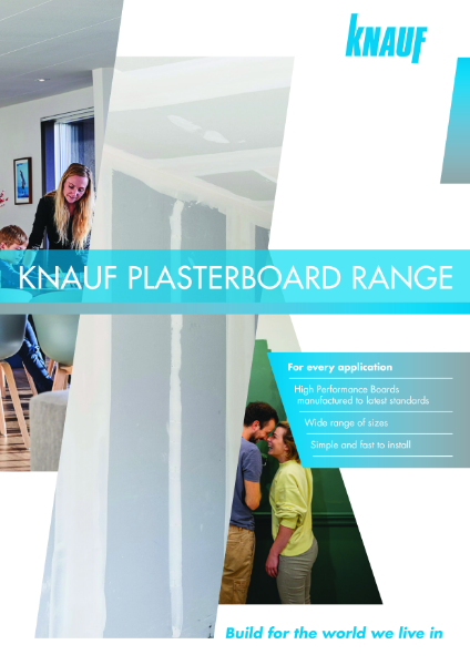 Knauf Plasterboard Range - Brochure