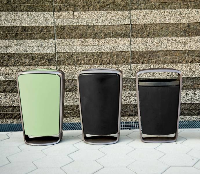 Landscape Forms - Collect Litter Bin Sustainability (07.2025)