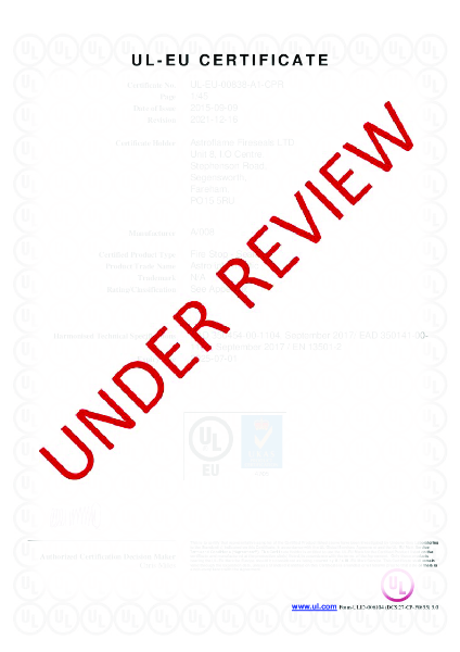 UL-EU Certified