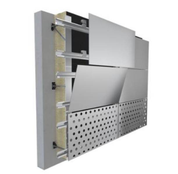 BEMO Invisio Secret-Fix Rainscreen Cladding System - Aluminium Rainscreen Cladding System