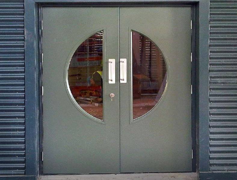 Fire Exit Steel Doors - Double - AD10 Armourdoor