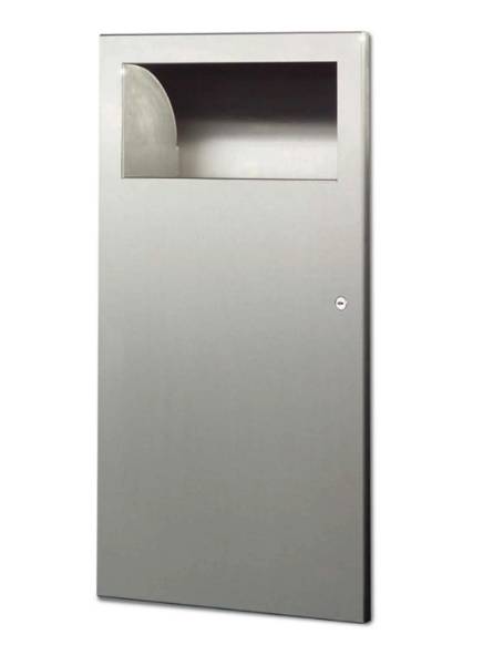 09.3006 Dolphin Recessed Waste Bin - Bespoke Finish 