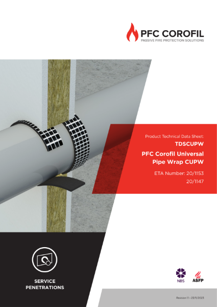 PFC Corofil Universal Pipe Wrap CUPW - Datasheet