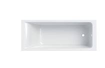 Geberit Renova Plan rectangular bathtub, low water capacity, with feet