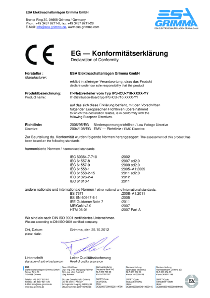 European Technical Approvals