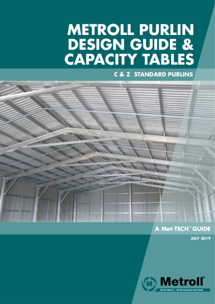 Metroll Purlin Design Guide (C & Z Standard Purlins)