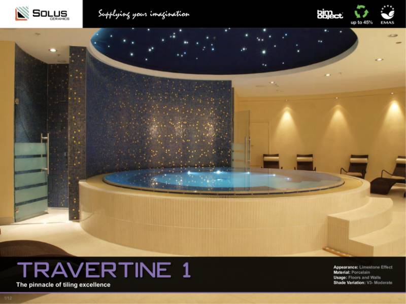 Travertine 1 - Porcelain Floor and Wall Tiles