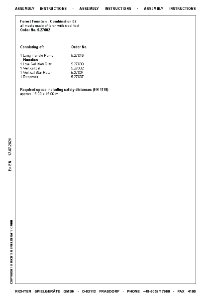 M5.27002En-EN - Assembly Instructions
