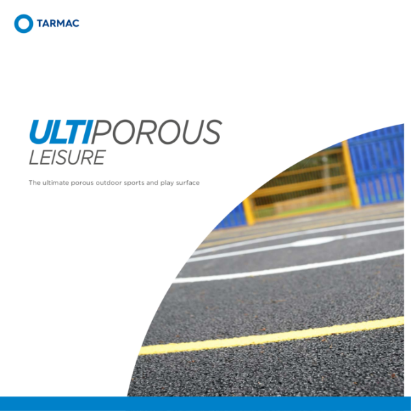 Porous asphalt outdoor sports and playground surface - ULTIPOROUS LEISURE