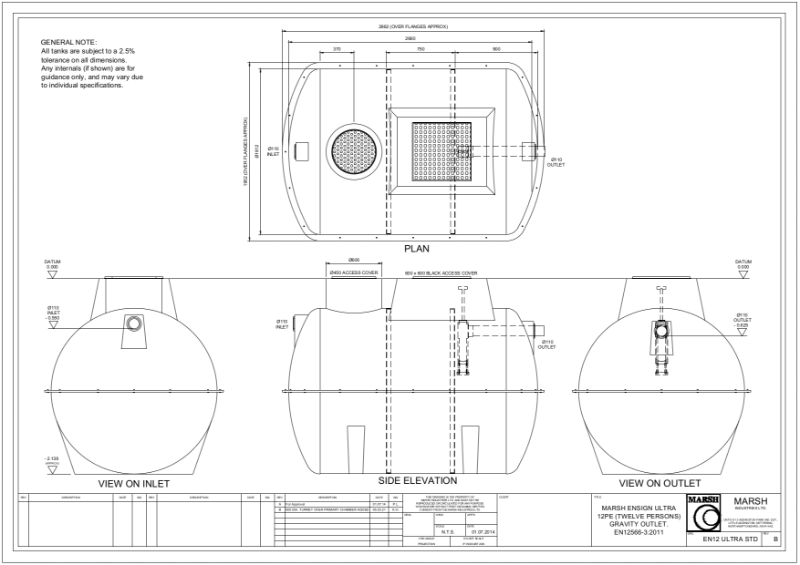 ENSIGN ULTRA EN 12 PE -  STD RISER (Rev.B)