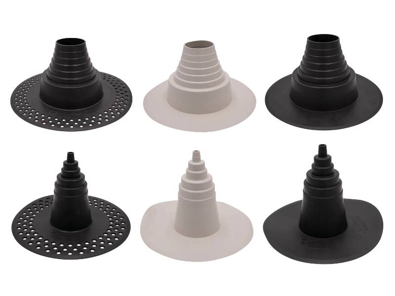 Pipe Collars/ Dektite Flatseal™ Rubber Roof Flashing