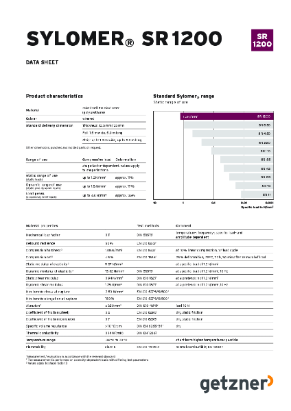 Data Sheet Sylomer® SR 1200 EN