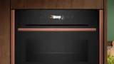 NEFF Compact 45cm ovens with Microwave Bronze trim