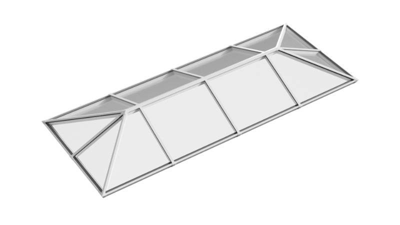 S1 Roof Lantern 3-way - Aluminium Roof Lantern