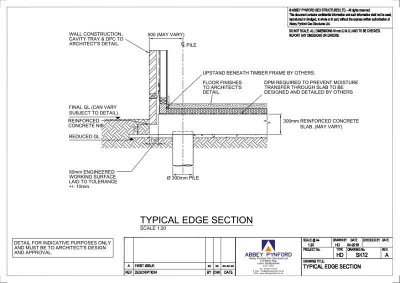 Typical Section - Comdeck - BSU - 300 mm Slab - Non-Voided