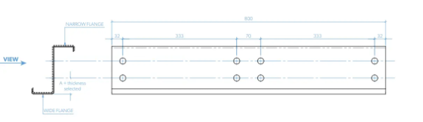 Z Purlin Sleeve Z-01-002