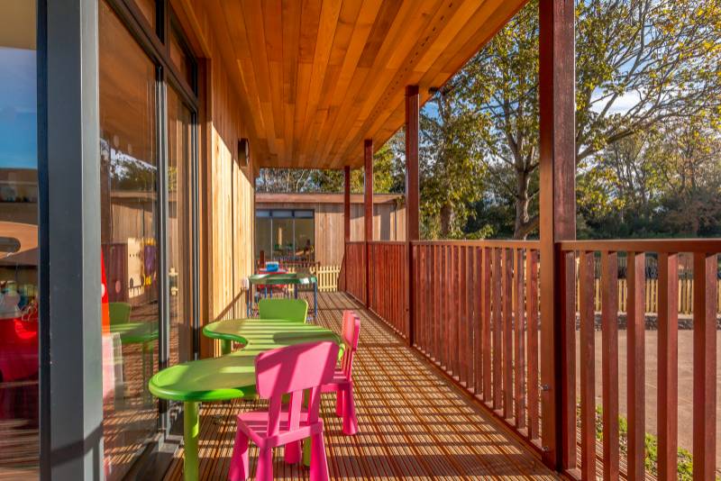 Early Years Eco-Building at Colston's Lower School | Commercial Non-Slip Decking Case study