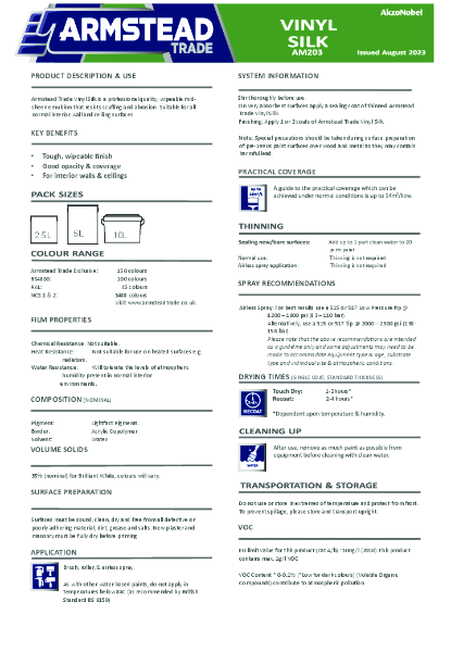 Armstead 203 - Vinyl Silk