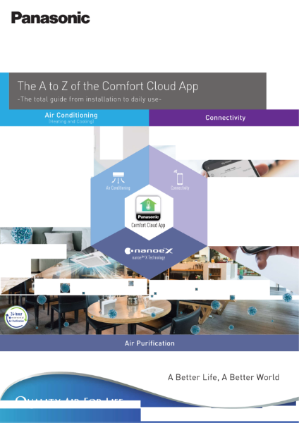 Brochure Panasonic Comfort Cloud app