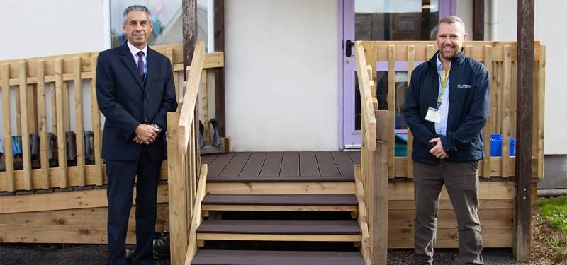 Local Decking Project at Hatherleigh Primary School