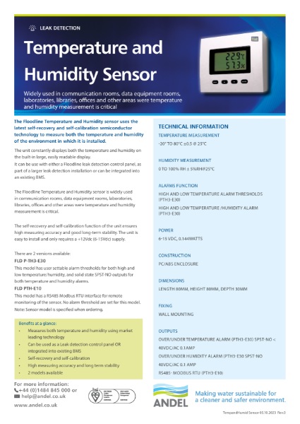 Temperature and Humidity Sensor