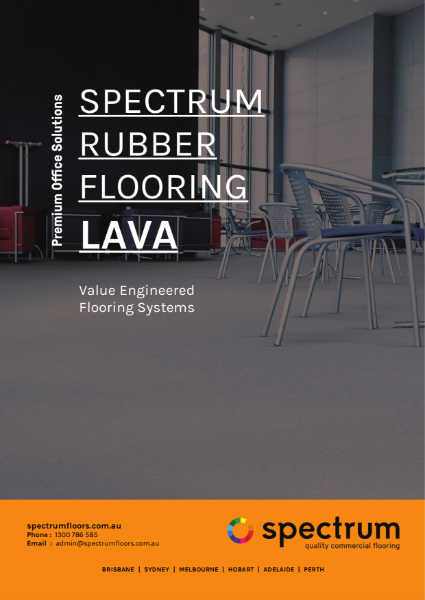 Lava rubber flooring