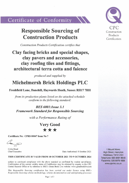 BES6001 - Responsible Sourcing 