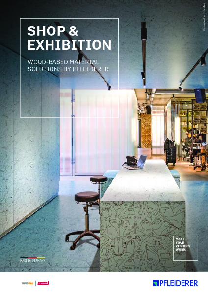 Pfleiderer Segment Brochure Shop and Exhibition